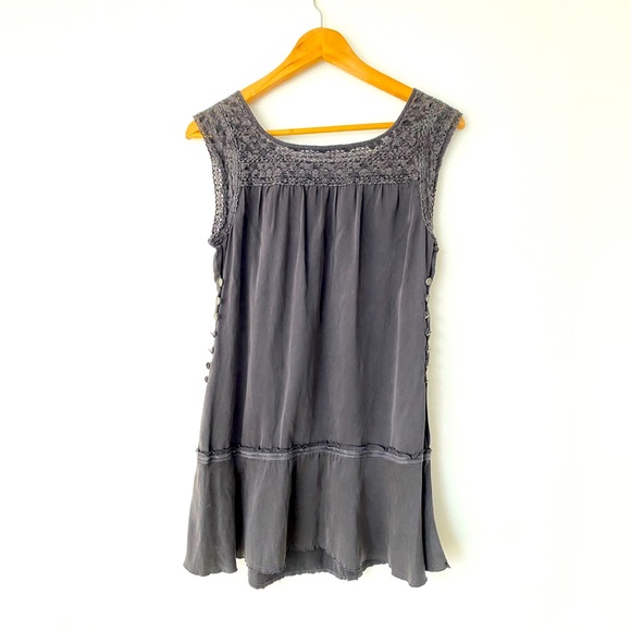 Free People Mini dress black size s - Picture 1 of 9